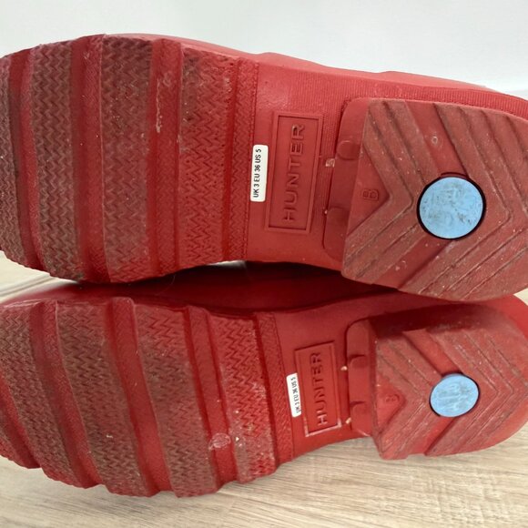 red Hunter boots original tall size US 5 - Picture 7 of 7